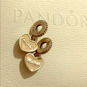 Pandora charms Mother&Daughter hearts